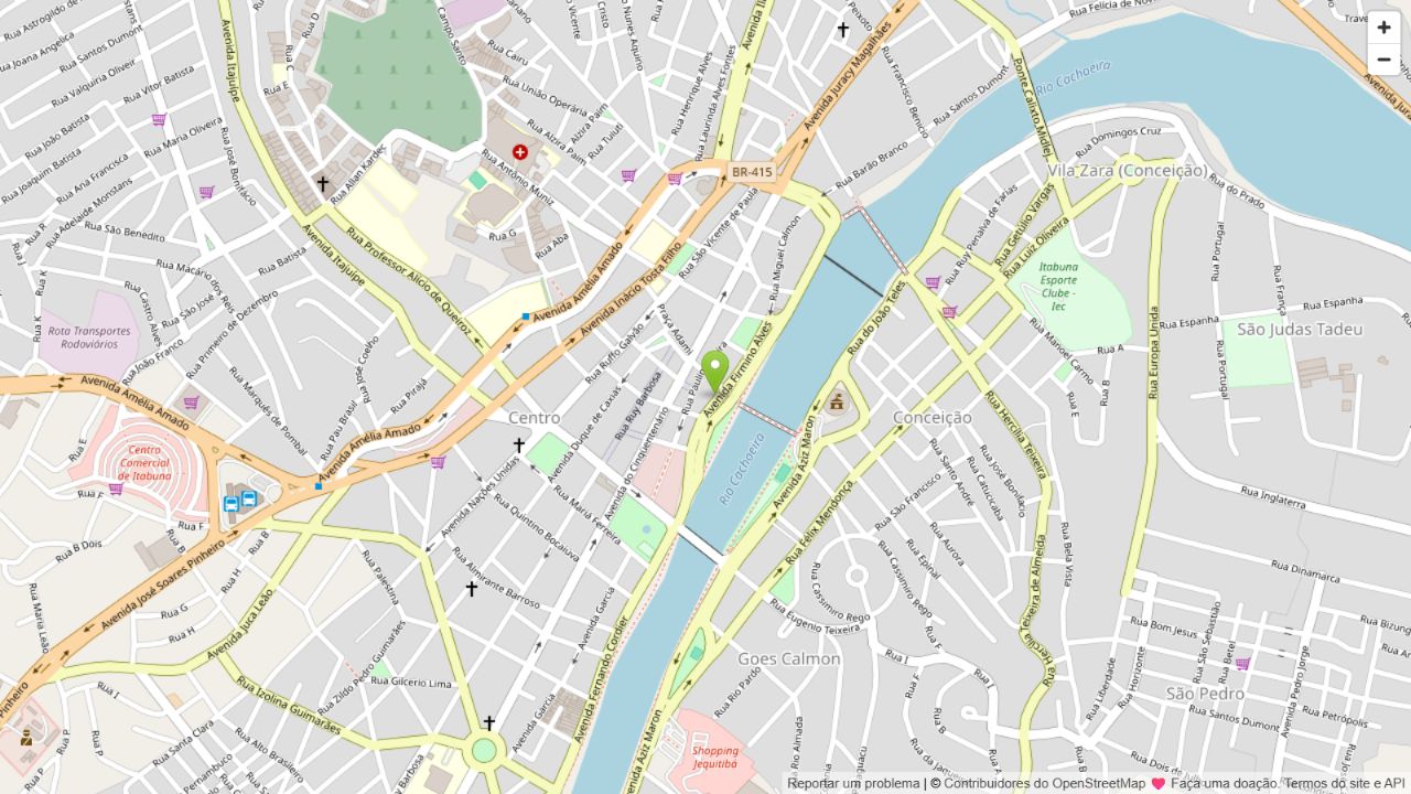 Mapa da localização da InfoClick Itabuna